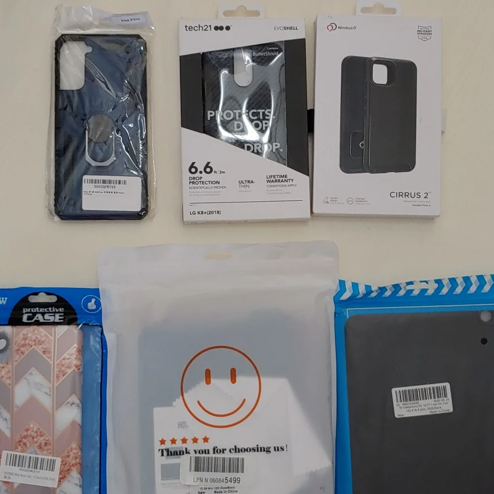 Assorted Phone and Tablet Case 6 Pack